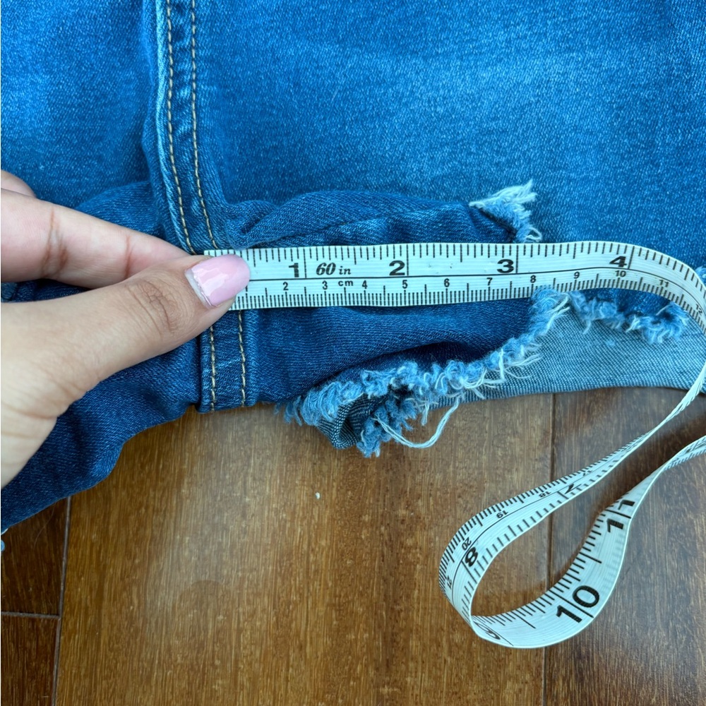 American Eagle Outfitters Dark Blue Jean Shorts - Picture 6 of 6
